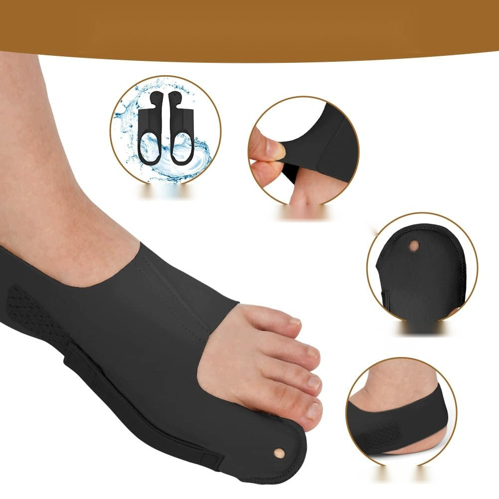TOE CORRECTION BAND HALLUKSY SOFT BLACK BREATHABLE M Manufacturer code 5908140590786