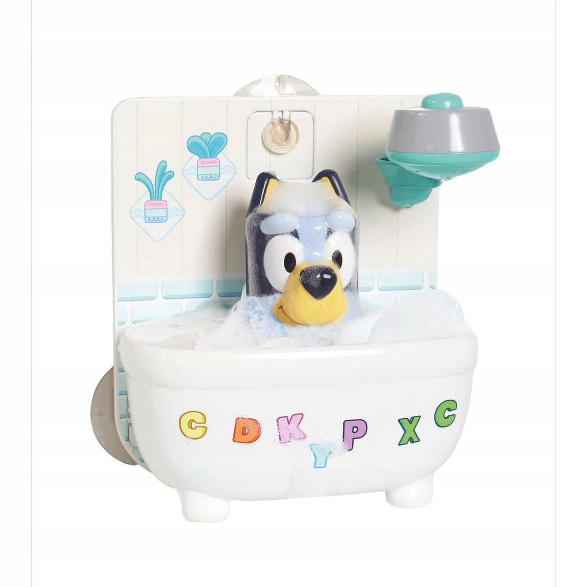 TOMY Toomies Bluey Shower & Scrub Bluey Brand Bluey