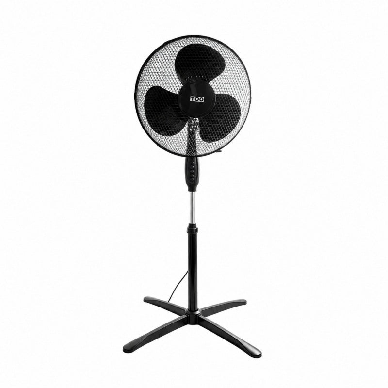 TOO FANS-40-116-B, 40 cm, 3 sebesség, Fekete, Álló ventilátor