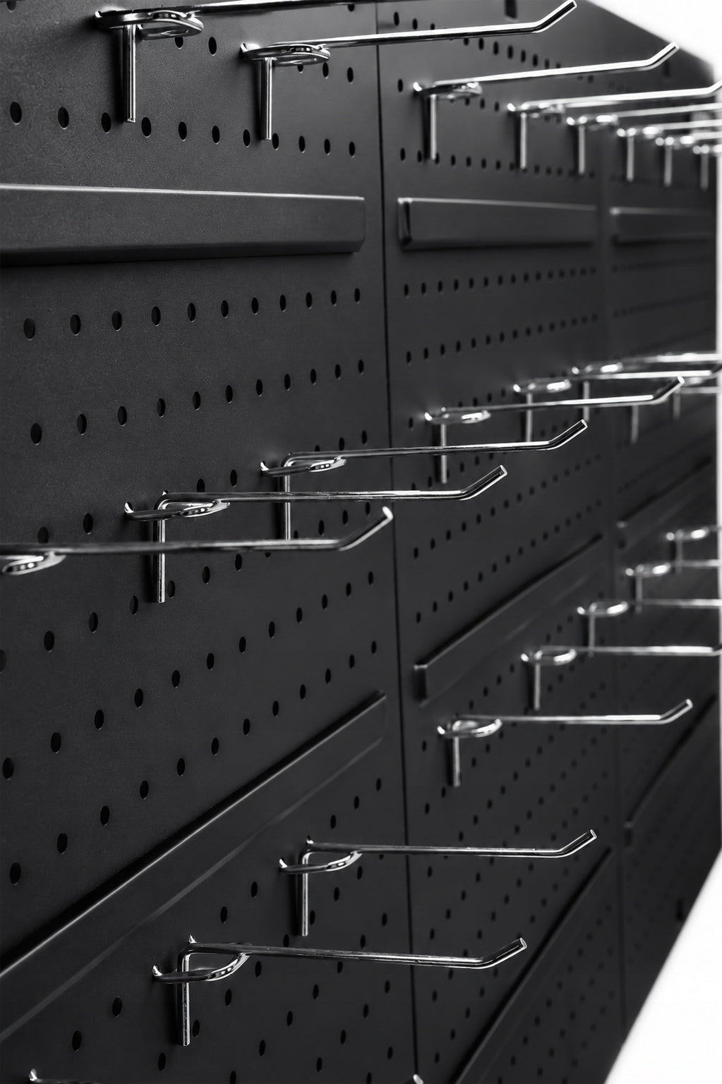 TOOL BOARD METAL WORKSHOP WALL + HOOKS 125x60 cm FARYS Kind backboard