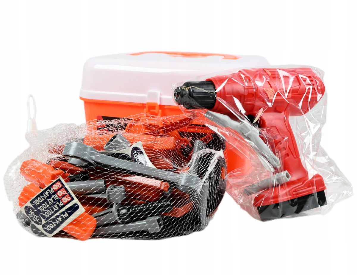 TOOL BOX BATTERY-OPERATED DRILL TOOL SET FOR CHILDREN
