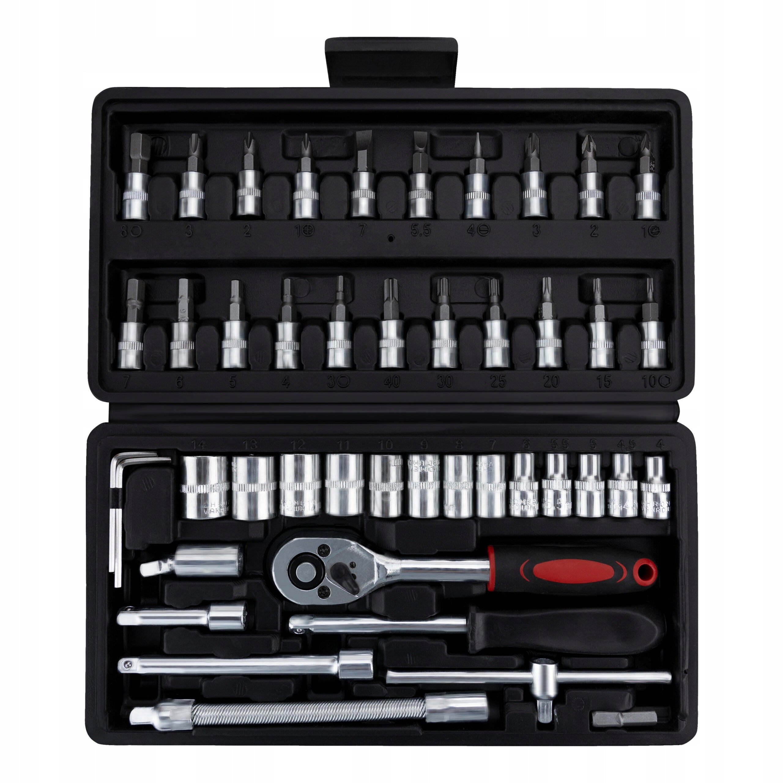 TOOL CASE TOOL SET WRENCHES 46 ELEMENTS SUPER SET 7915 EAN (GTIN) 5905644203266