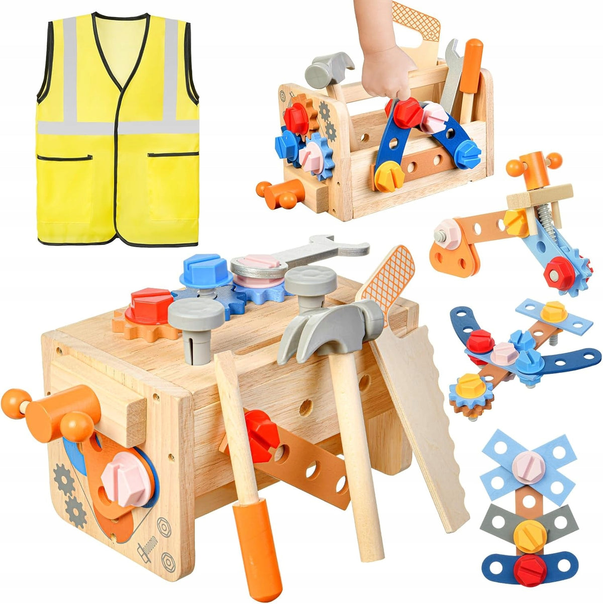 TOOL CASE WITH TOOLS FOR BABY SORTER Montessori GIFT
