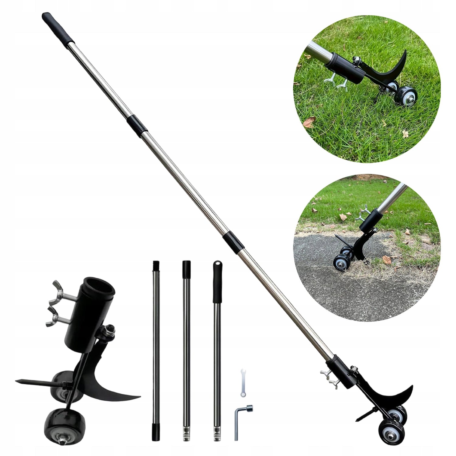TOOL FOR MANUALLY PULLING WEEDS WINCH WEEDER