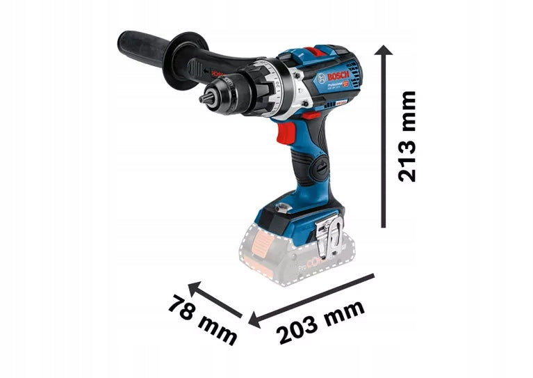 TOOL SET 18V GSBGKSGSA 1*4.0AH 2*5.5AH 615990N38 BOSCH Product weight with unit packaging 35 kg