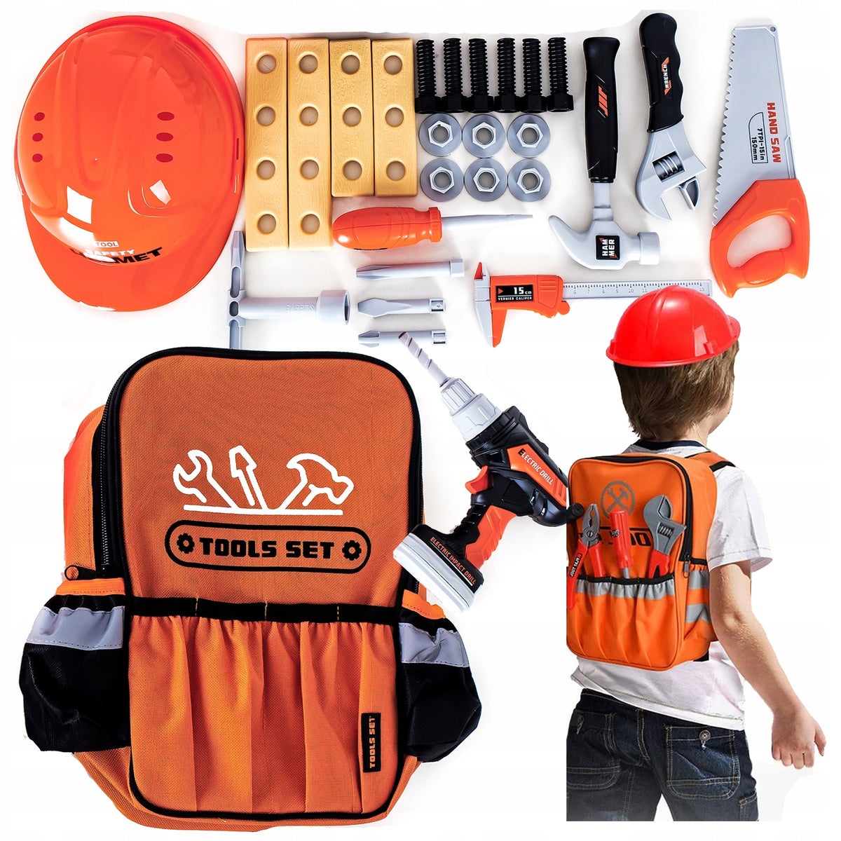 TOOL SET DIY backpack workshop in backpack SCREWDRIVER keys