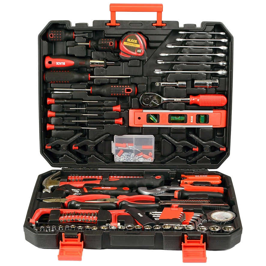 TOOL SOCKET WRENCH SET WRENCHES TOOL CASE 168 EL BLACK Brand Black