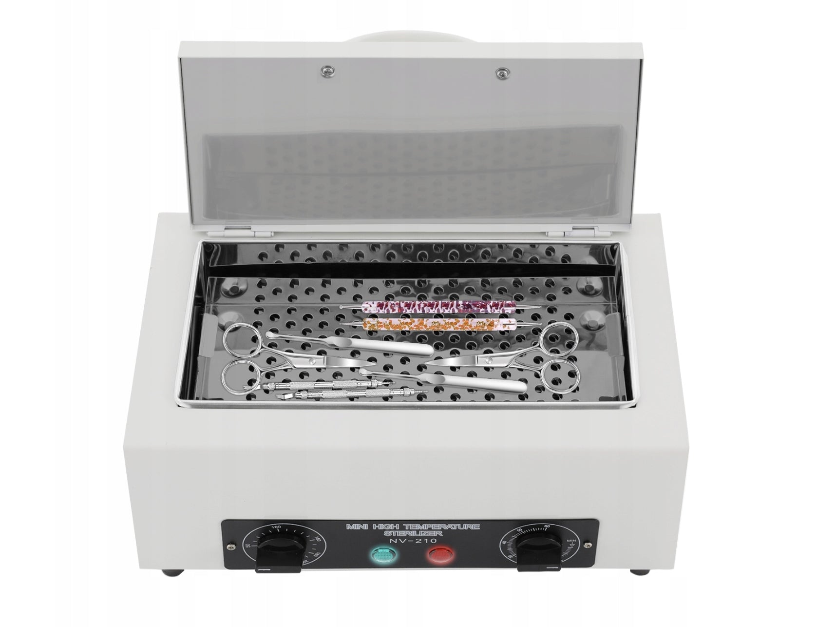 TOOL STERILIZER 300W 200°C FOR NAIL MANICURE COSMETIC TIMER