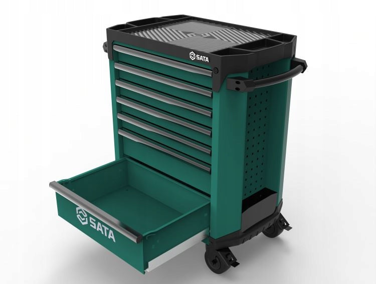 TOOL TROLLEY 7 DRAWERS ST95113G (009928) WITH 299 EL. VERSION PRO/GREEN