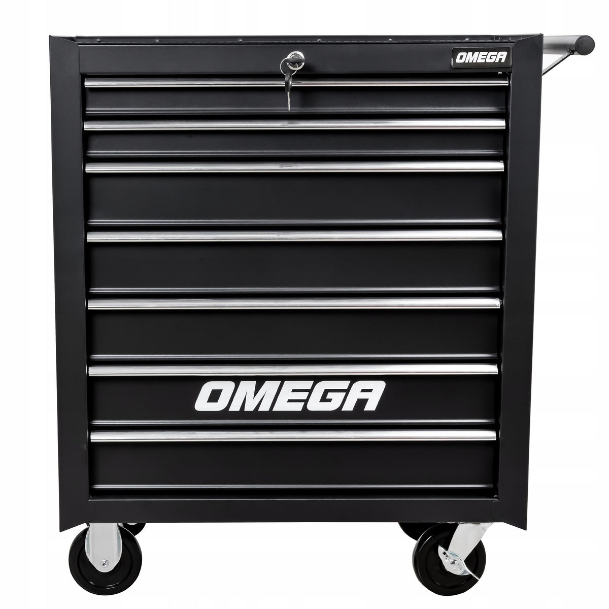 TOOL TROLLEY WORKSHOP CABINET ON WHEELS MOBILE 7 DRAWERS BRAKE Brand Farys