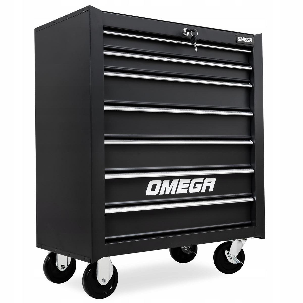 TOOL TROLLEY WORKSHOP CABINET ON WHEELS MOBILE 7 DRAWERS BRAKE