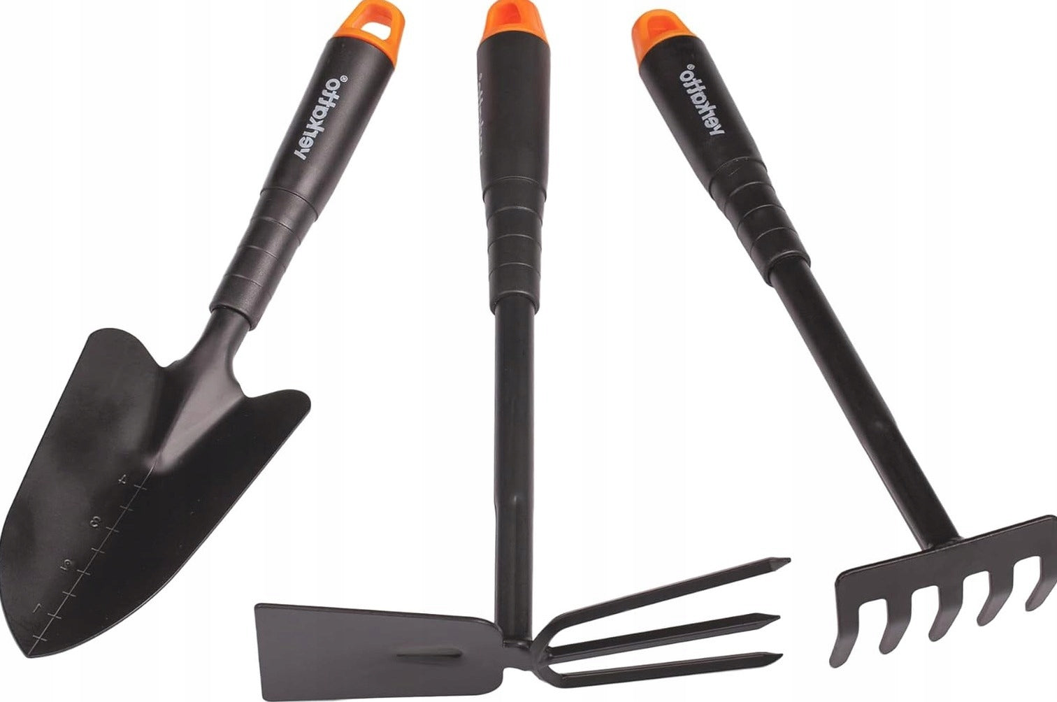 TOOLS GARDEN SET 3 ELEMENTS METAL STEEL STRONG HANDLE