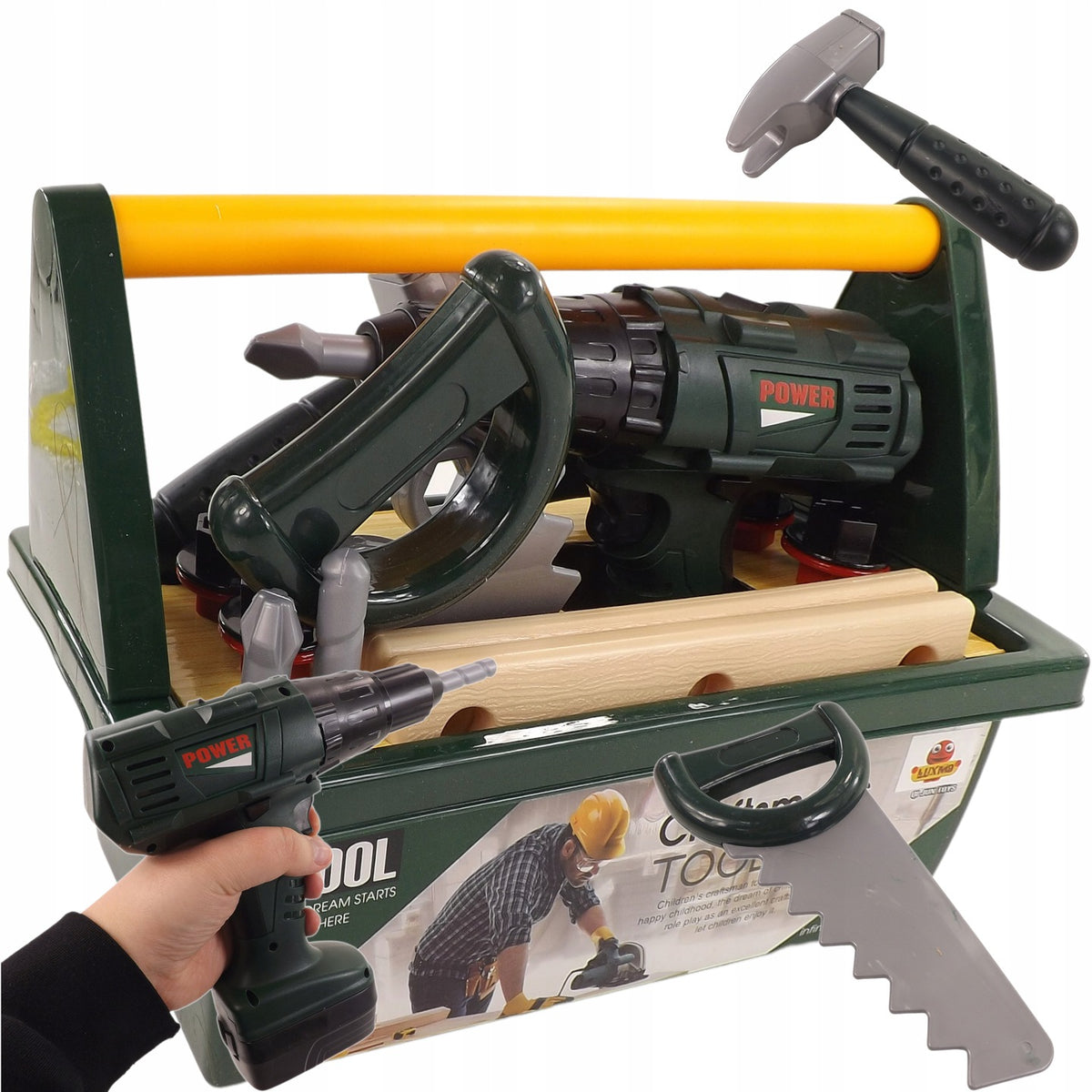 TOOLS SET XXL BOX DIY KIT DRILL CASE