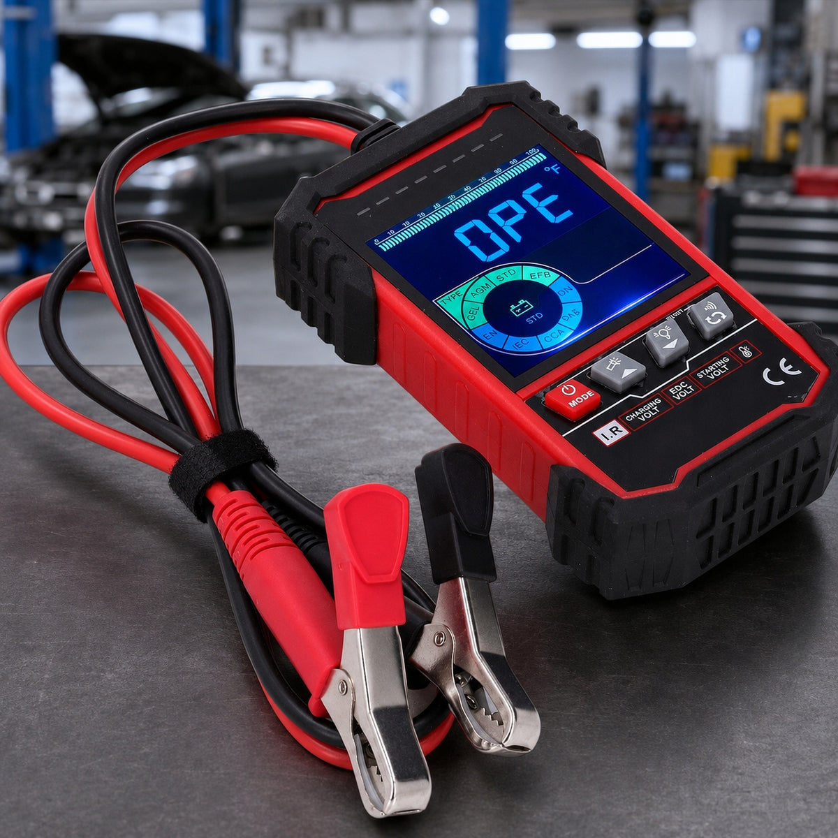 TOOLTOP Car Battery Tester 12V 24V ET2202 Manufacturer code TOOLTOP Tester baterii 12V 24V ET2202