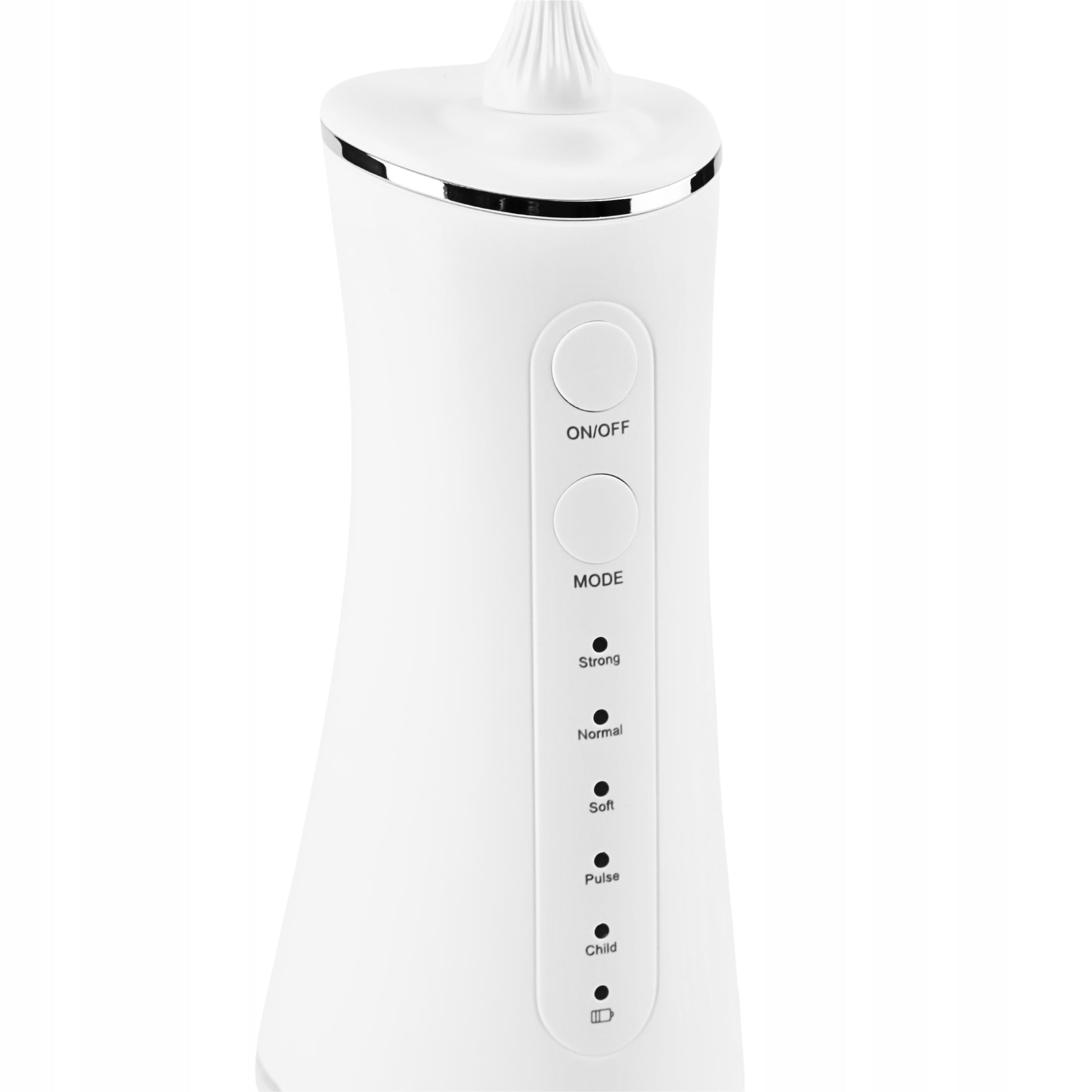 TOOTH IRRIGATOR 5 MODES 4 NOZZLES WIRELESS STRONG ELEGANT IRRIGATOR Power supply rechargeable battery