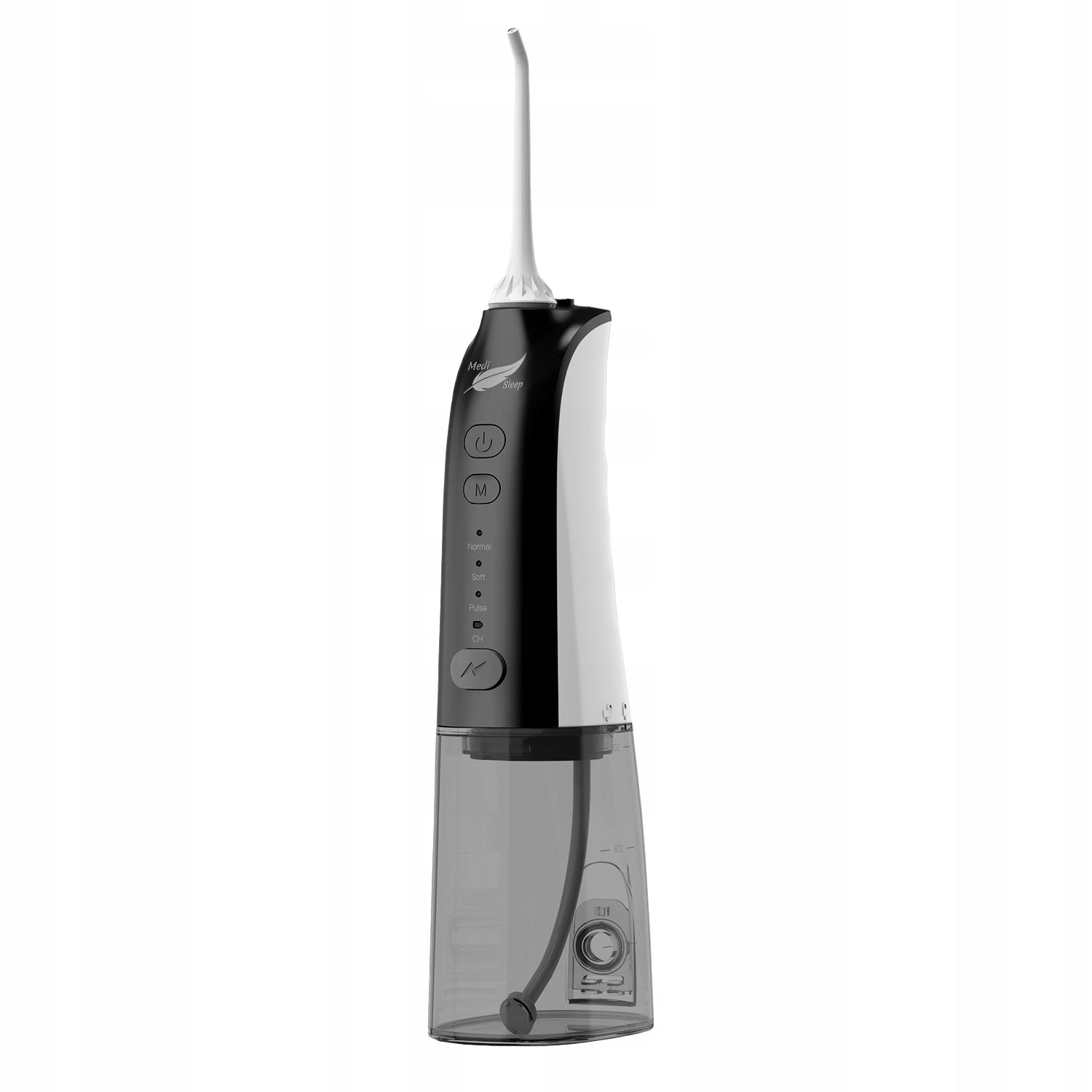 TOOTH IRRIGATOR BLACK WIRELESS PULSED DENTAL 4 MODES 5 Brand Medi Sleep