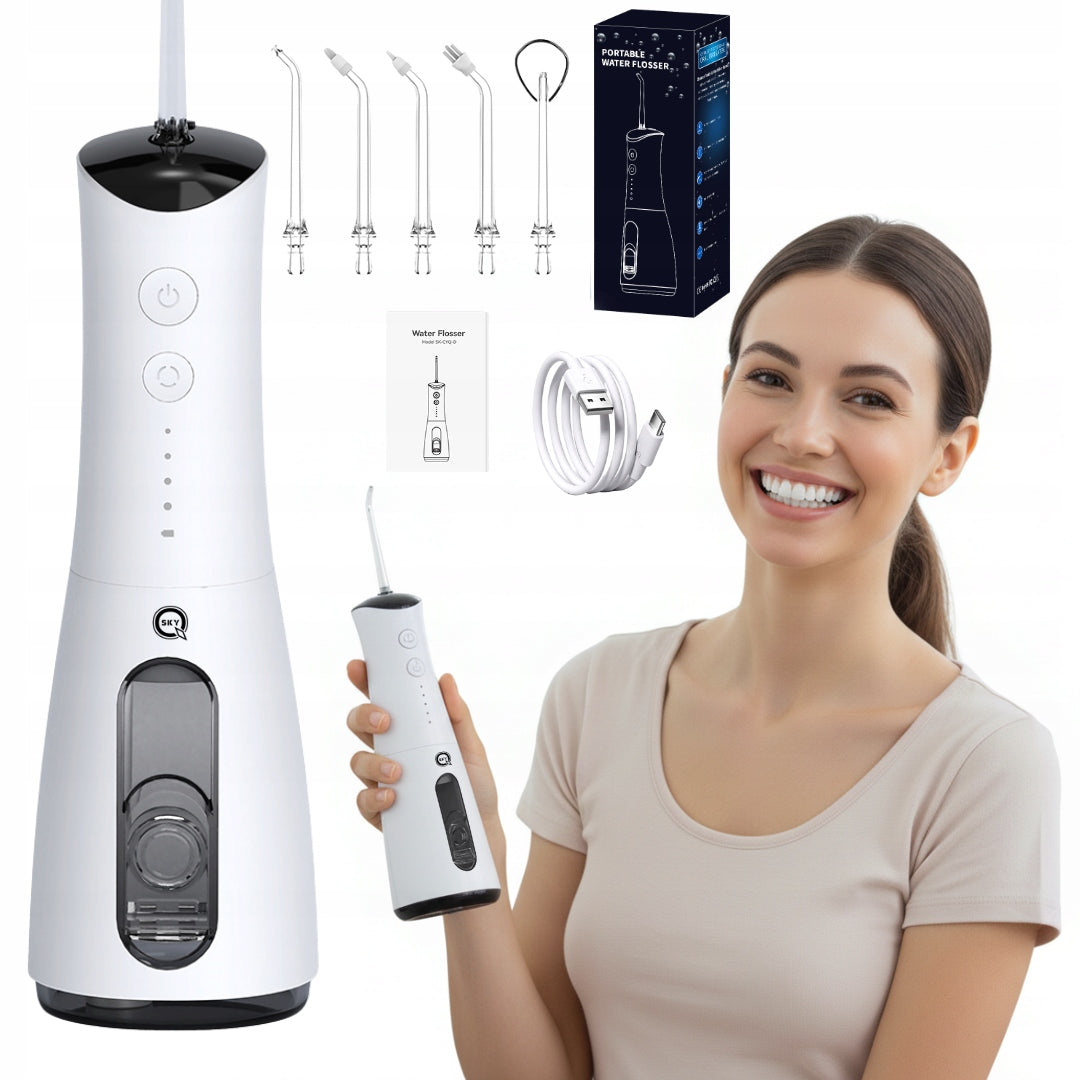 TOOTH IRRIGATOR WIRELESS DENTAL WATERPROOF 3 OPERATING MODES Manufacturer code FE.WF.010.WHT.1
