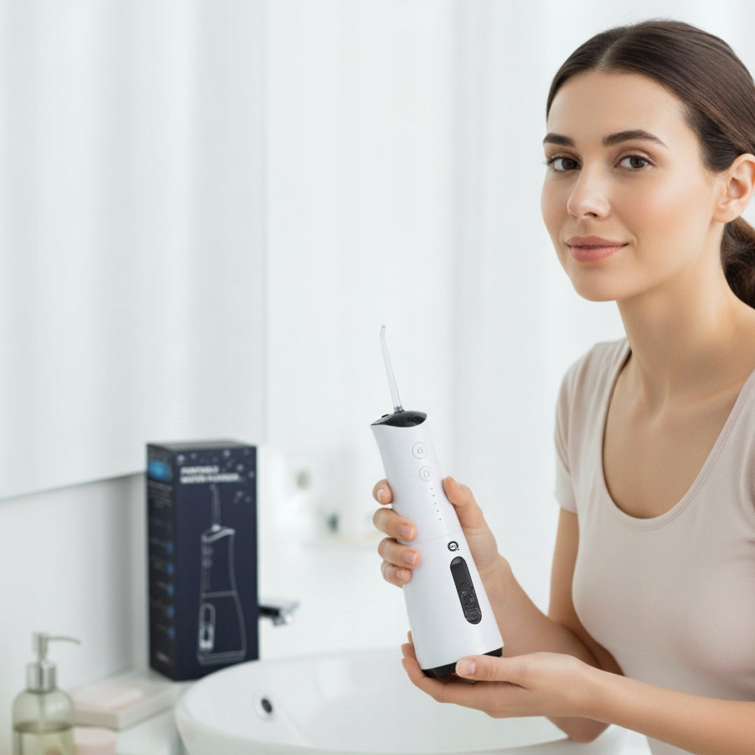 TOOTH IRRIGATOR WIRELESS DENTAL WATERPROOF 3 OPERATING MODES Tank capacity 300 ml