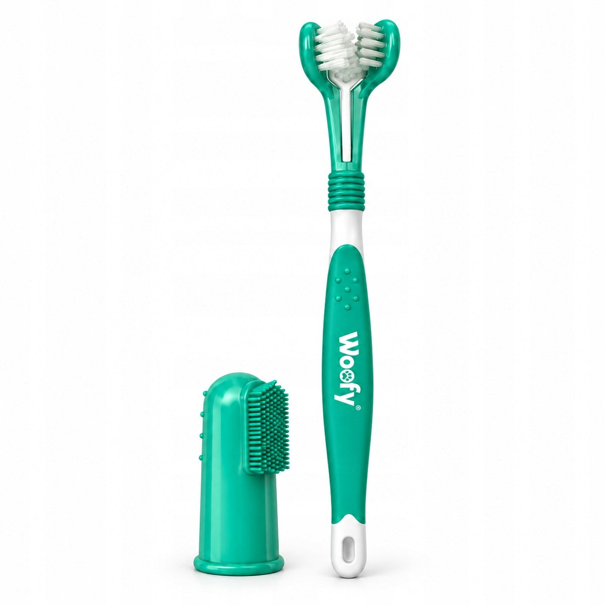 TOOTHBRUSH AND TOOTHPASTE CLEANING TEETH FOR CAT DOG WOOFY 100g Medical device no