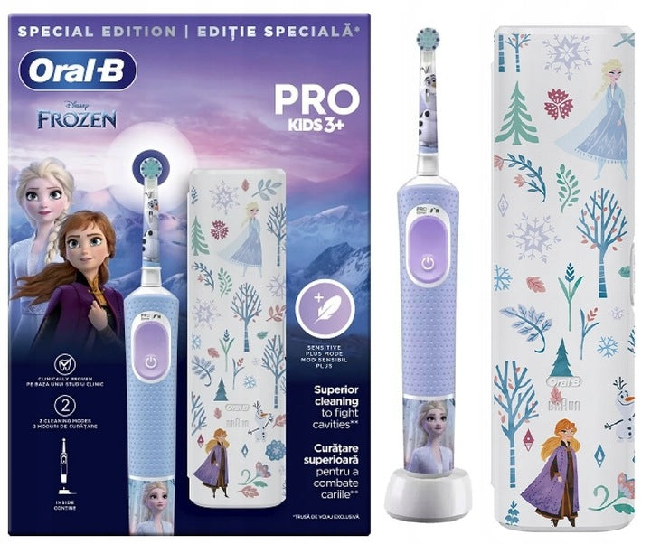 TOOTHBRUSH FOR CHILDREN ORAL-B KIDS PRO FROZEN LAND OF ICE +ETUI