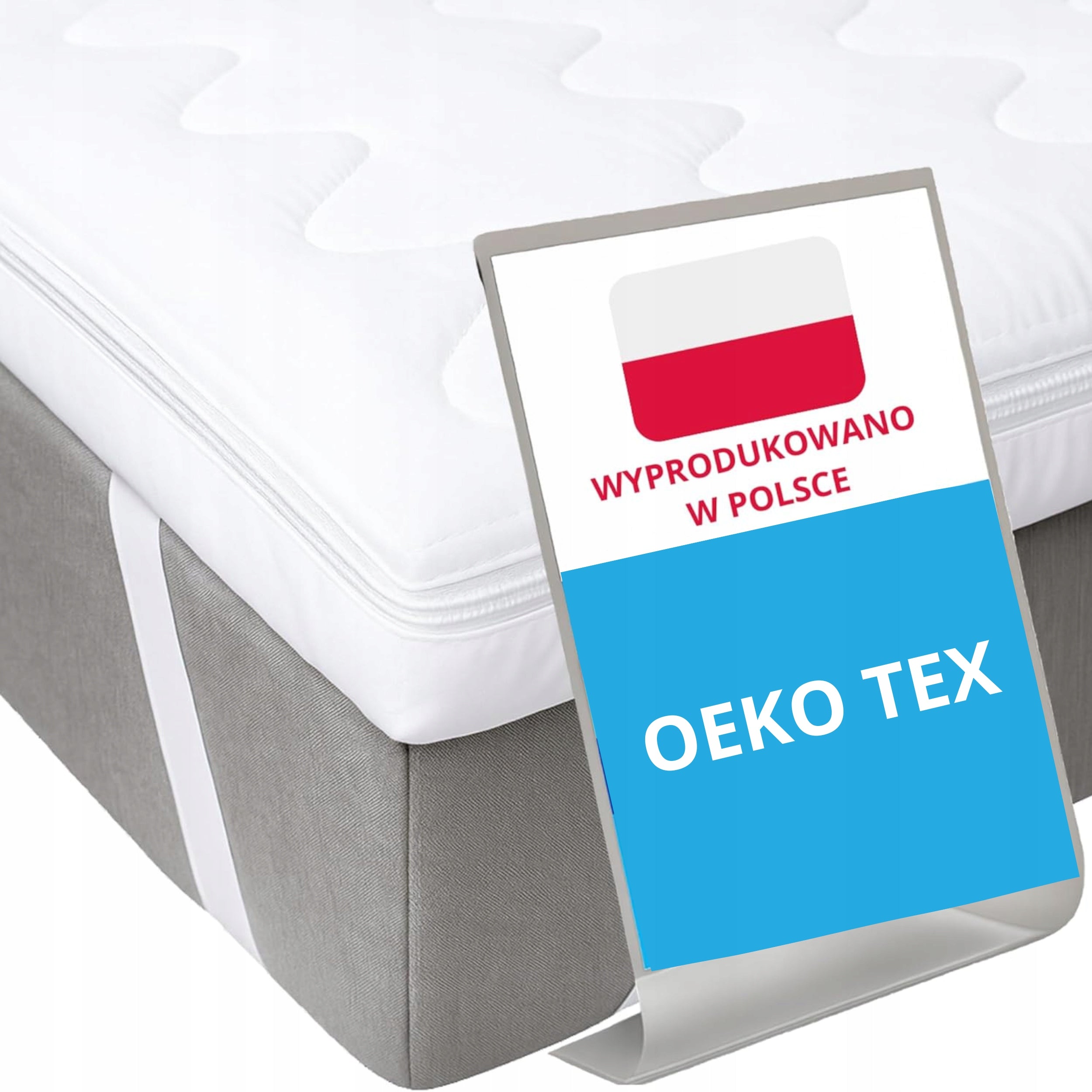 TOPPER MATTRESS NON-SLIP BOTTOM 160X200