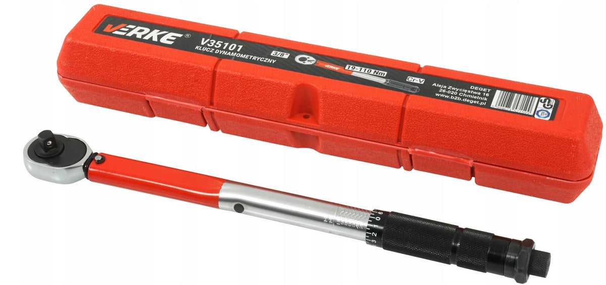 TORQUE WRENCH FOR WHEELS 3/8 370 mm 19 -110 Nm Manufacturer code V35101