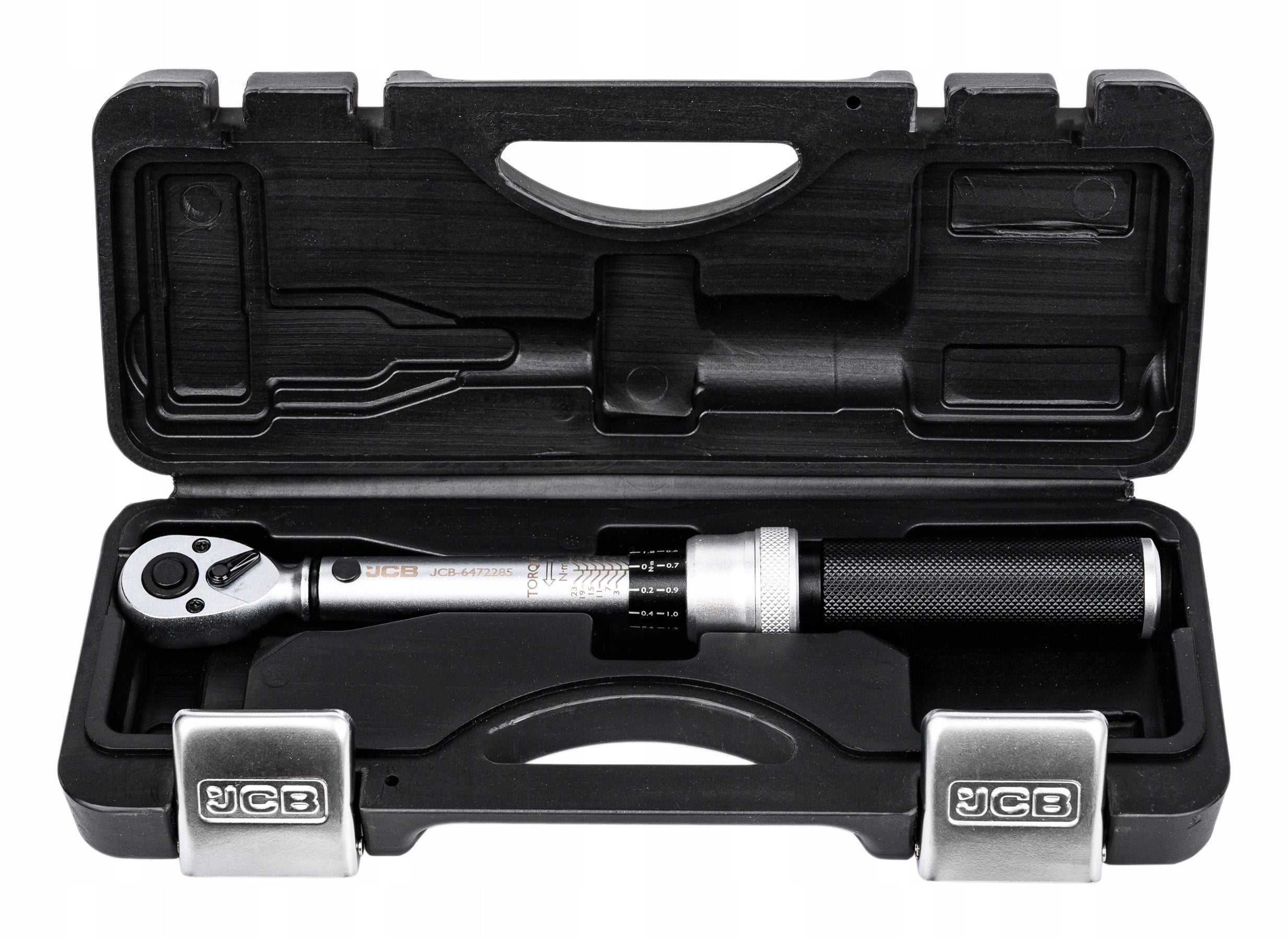 TORQUE WRENCH WITH CASE LOCK CALIBRATION CERTIFICATE 1-25NM 1/4" JCB EAN (GTIN) 5056485714951