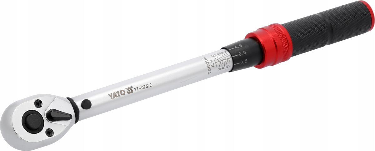 TORQUE WRENCH YATO 3/8" 10-60Nm CALIBRATION CERTIFICATE Manufacturer code YATO_YT-07672