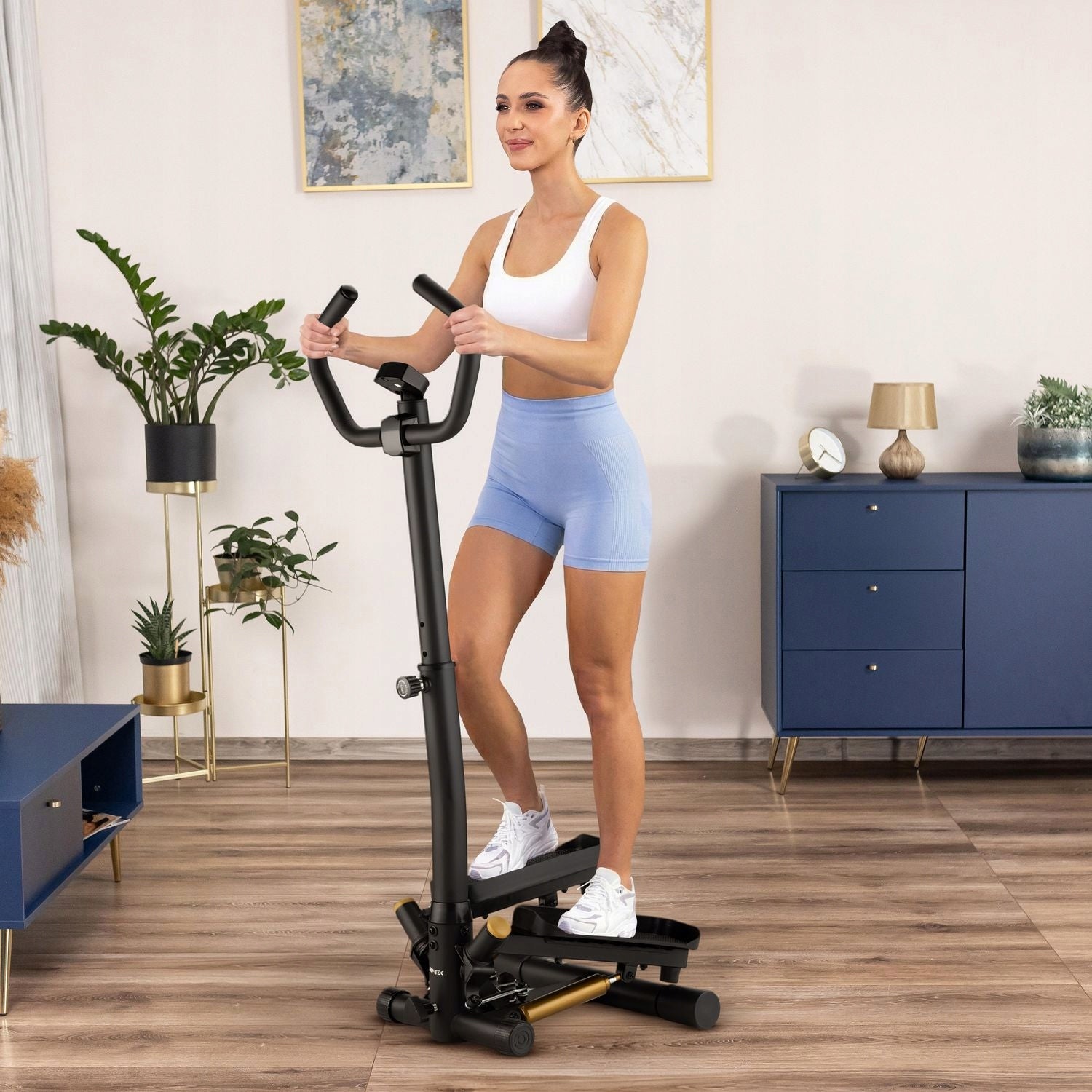TORSION STEPPER WITH ADJUSTABLE KOULMNY ARMS AND LINKS XST900 GYMTEK Packaging status original