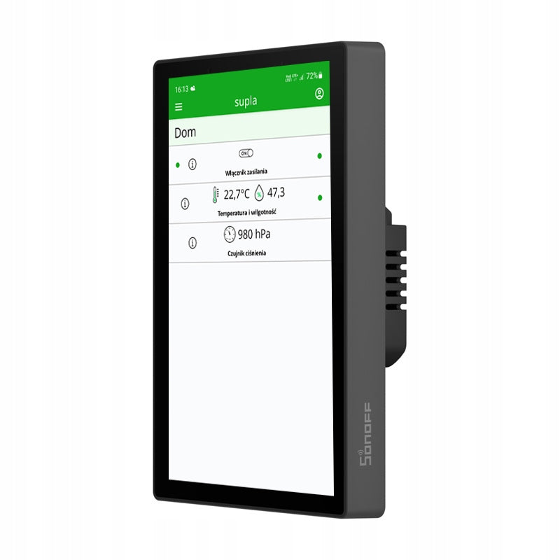 TOUCH PANEL DISPLAY Wall Panel PRO 120 SUPLA Home Control