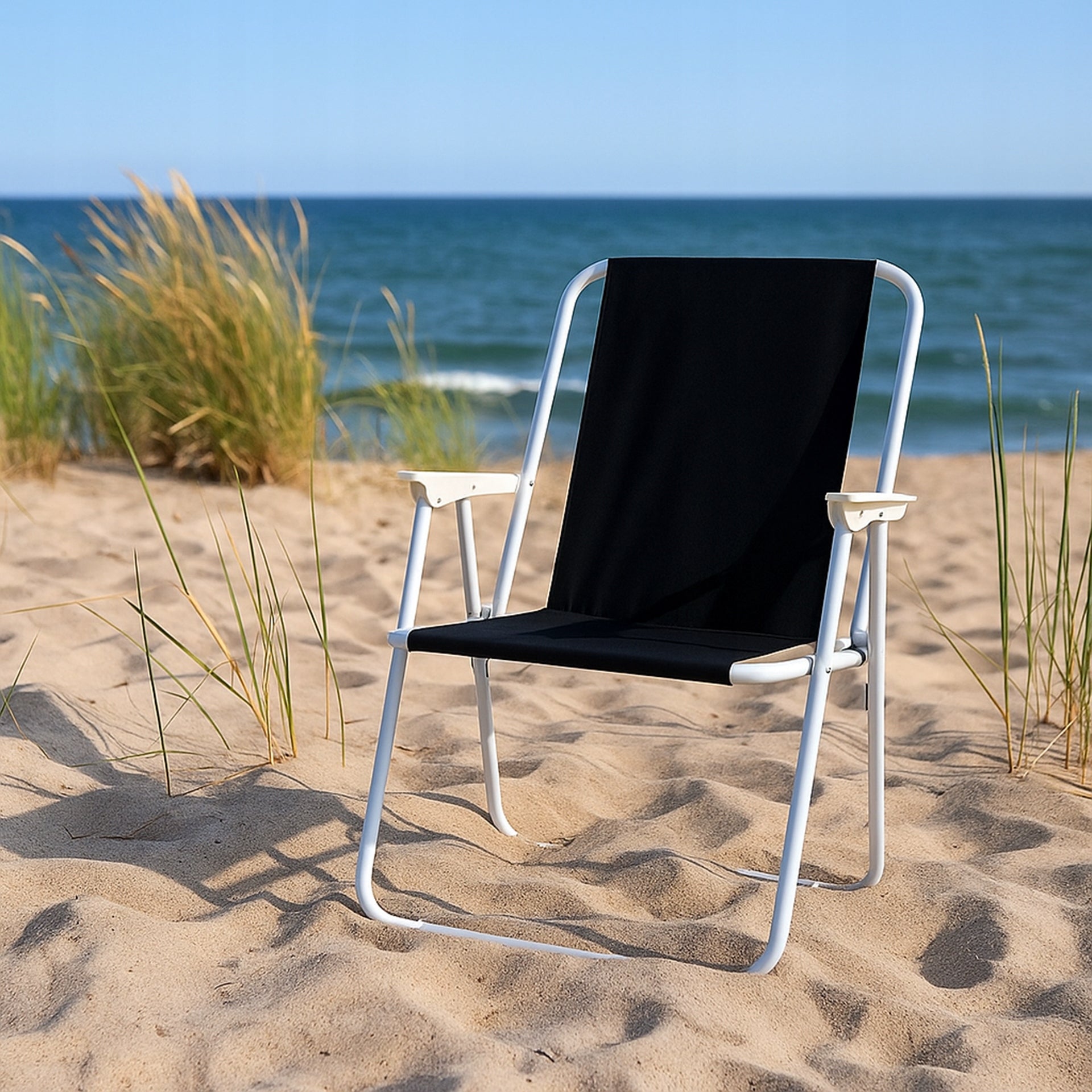TOURIST CHAIR FOLDING BEACH GARDEN CHAIR SUN LOUNGER FOR BALCONY TERRACE Packaging status original