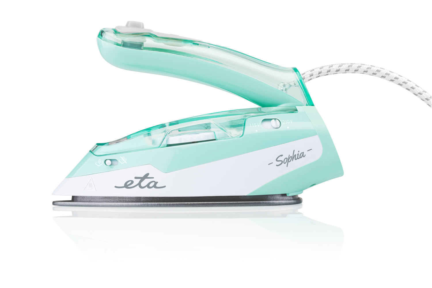 TOURIST IRON SMALL CERAMIC FOOT FOLDING TRAVEL ADJUSTMENT °C Manufacturer code 8590393324606