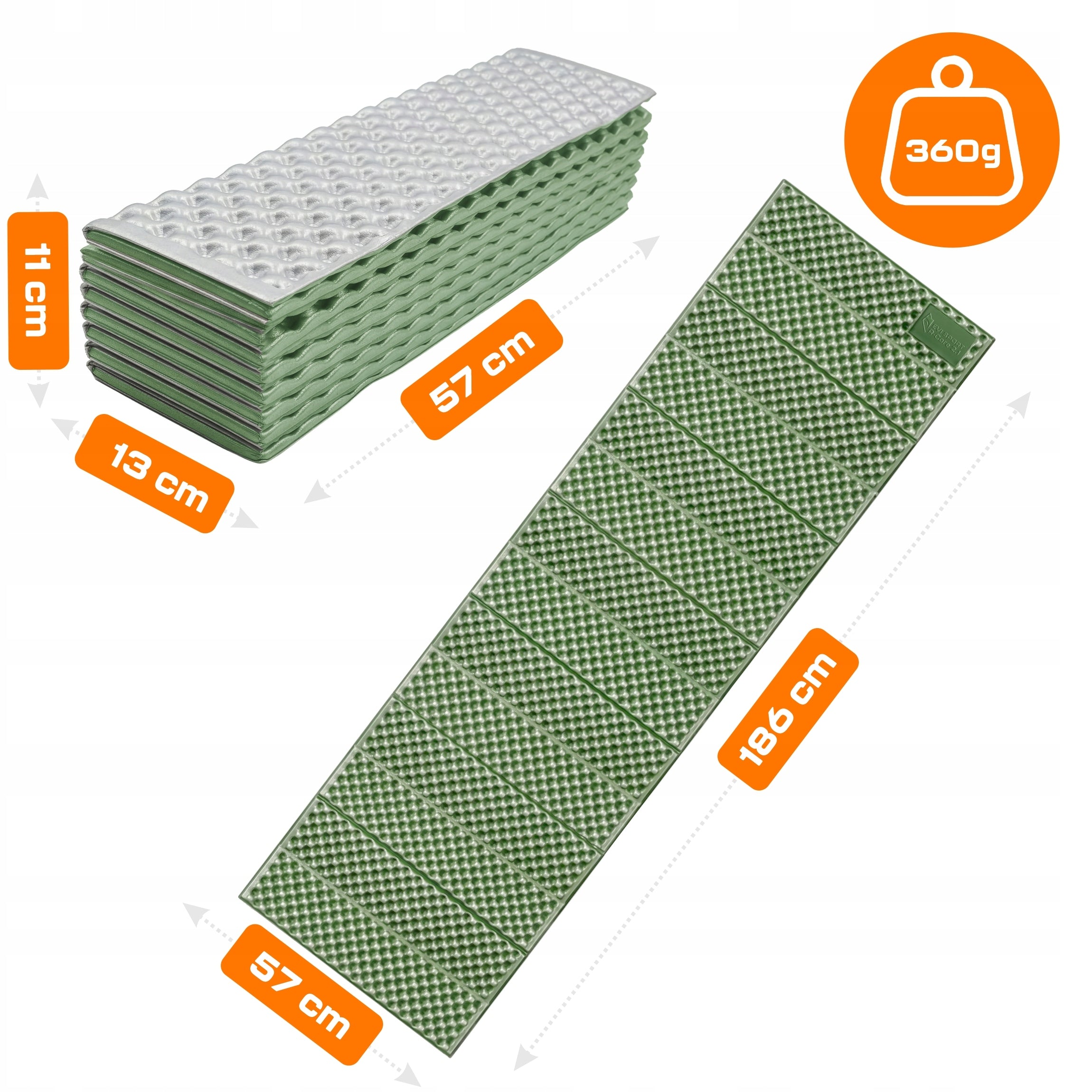 TOURIST MAT FOLDING FOR CAMPING MILITARY SURVIVAL TENT LIGHT Manufacturer code SHP-1230