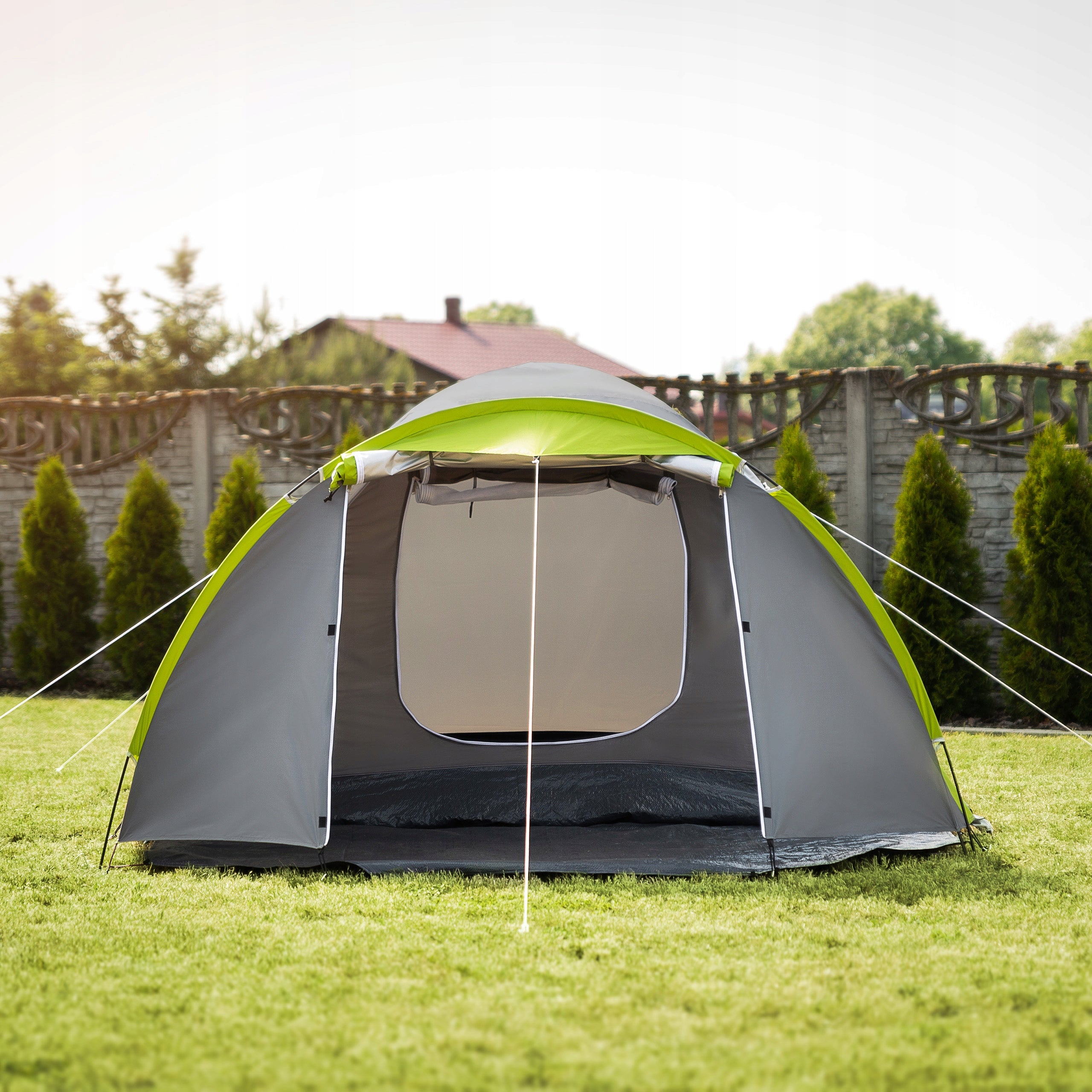 TOURIST TENT 4 PERSON FAMILY CAMPING WATERPROOF CAMPELA Number of people 4