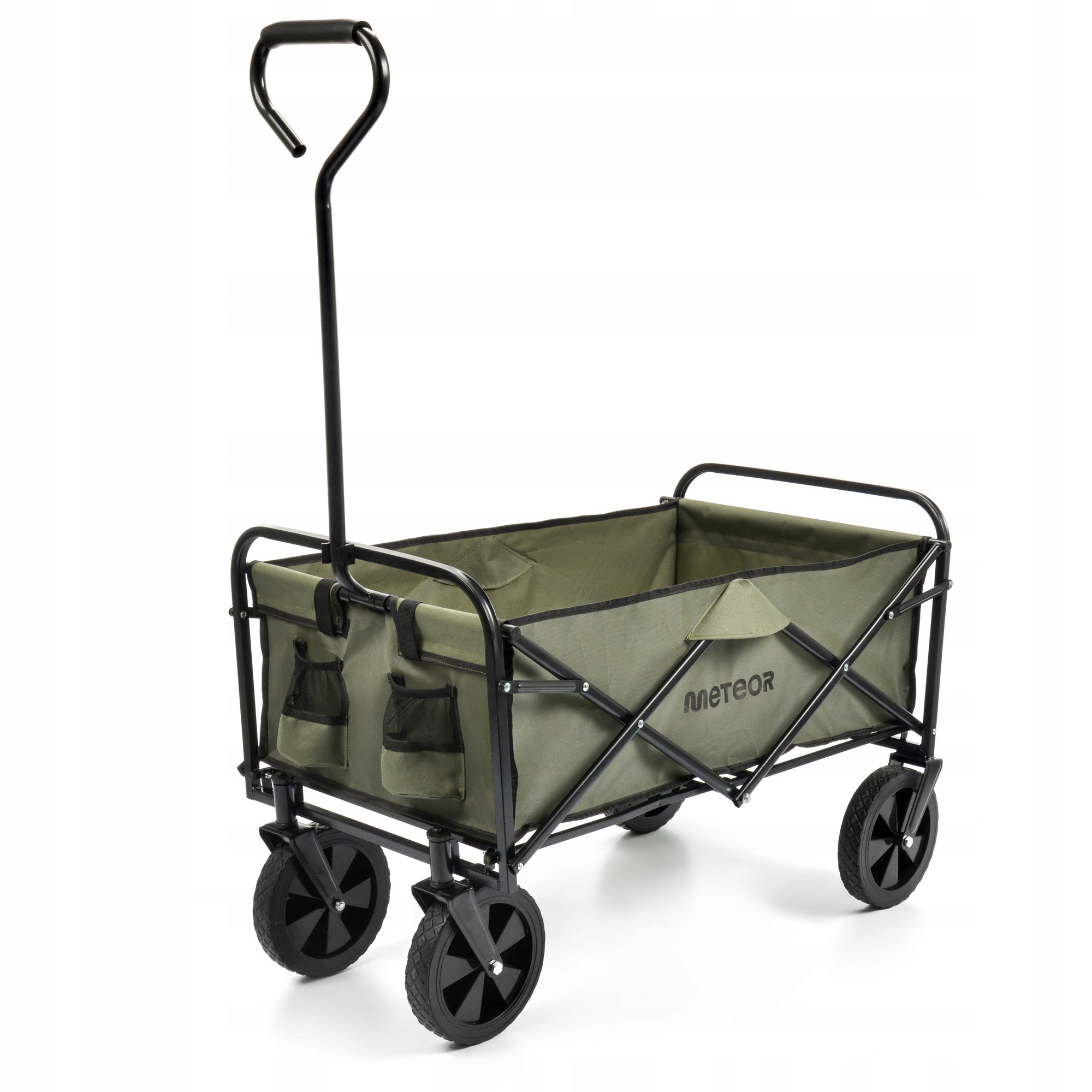 TOURIST TRANSPORT TROLLEY FOLDING METEOR for beach compact solid Brand Meteor