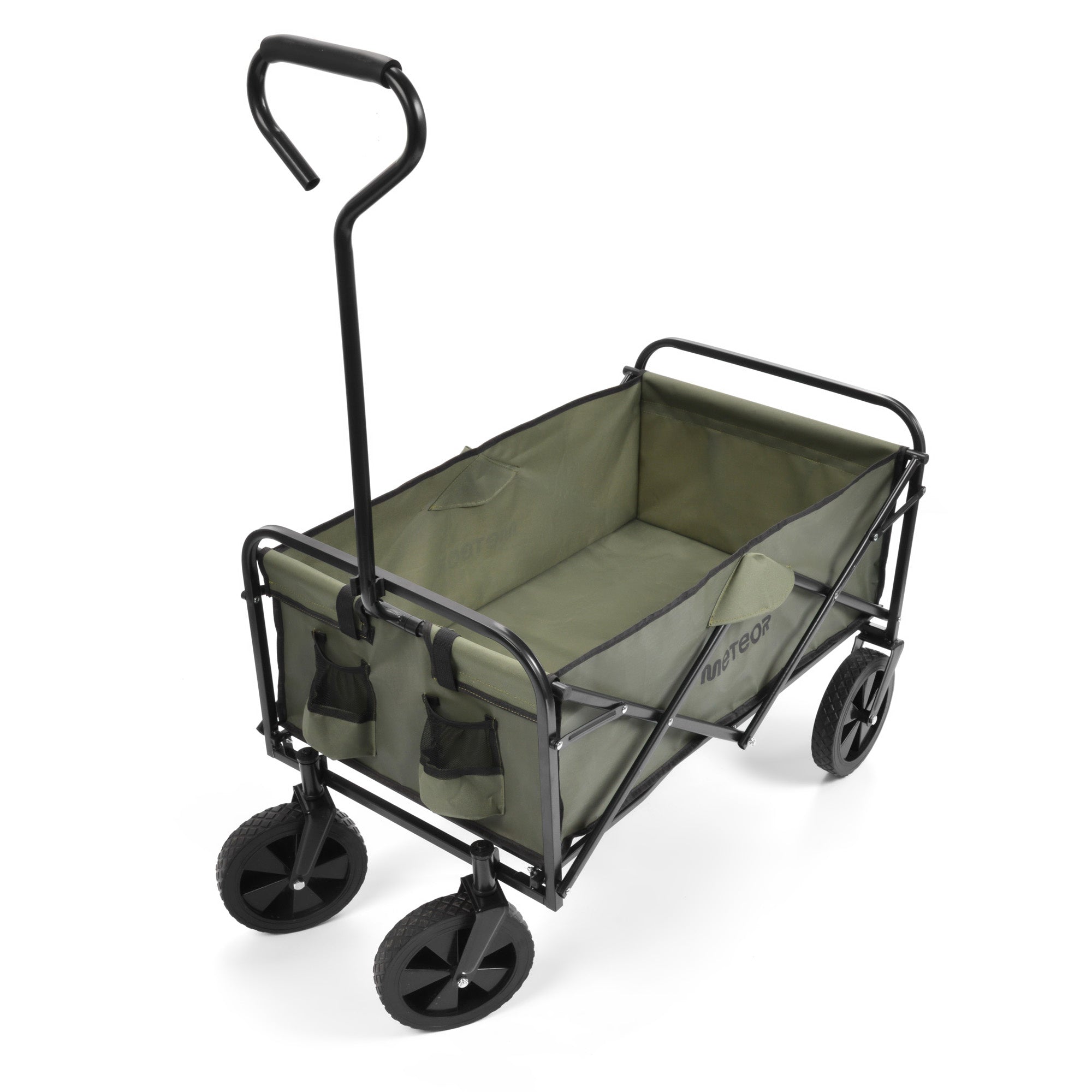 TOURIST TRANSPORT TROLLEY FOLDING METEOR for beach compact solid Capacity 90 l