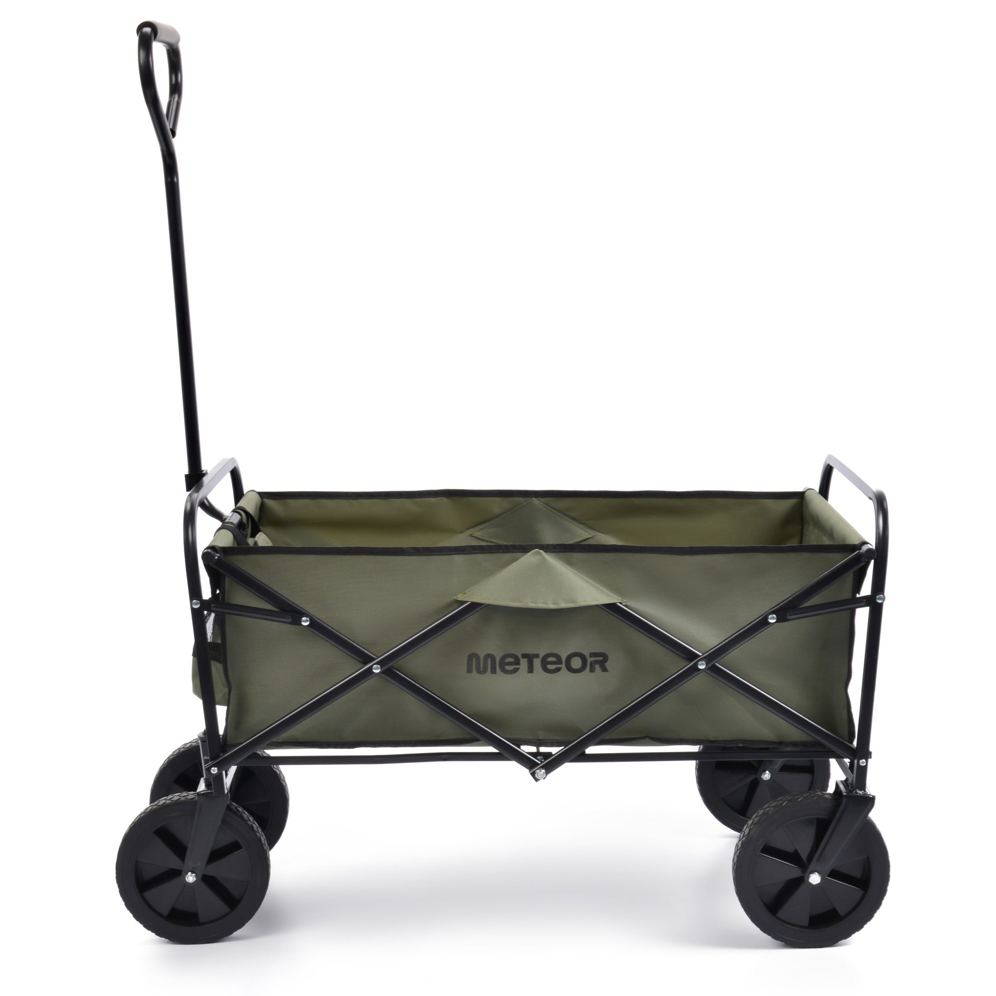 TOURIST TRANSPORT TROLLEY FOLDING METEOR for beach compact solid Product weight with unit packaging 10 kg