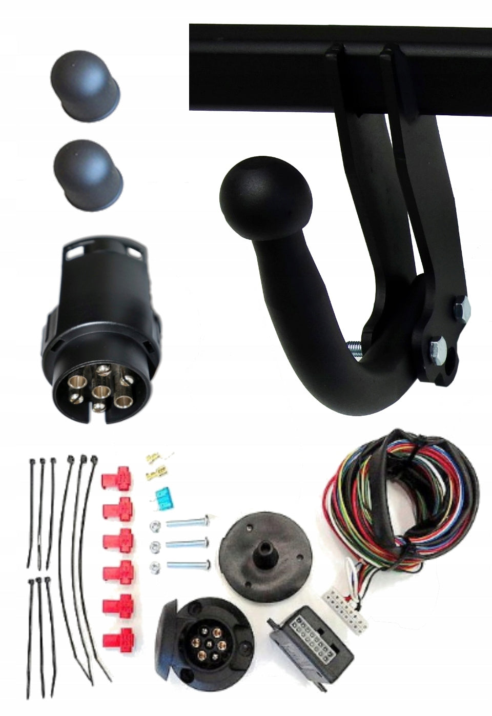 TOW BAR VW VOLKSWAGEN POLO5 V 6R MODULE 7 13