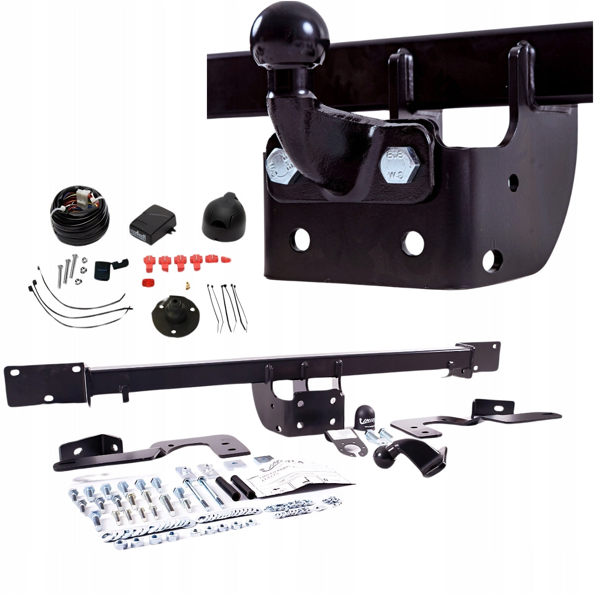 TOW HOOK CITROEN JUMPER FIAT DUCATO BOXER L4 + 13PIN MODULE