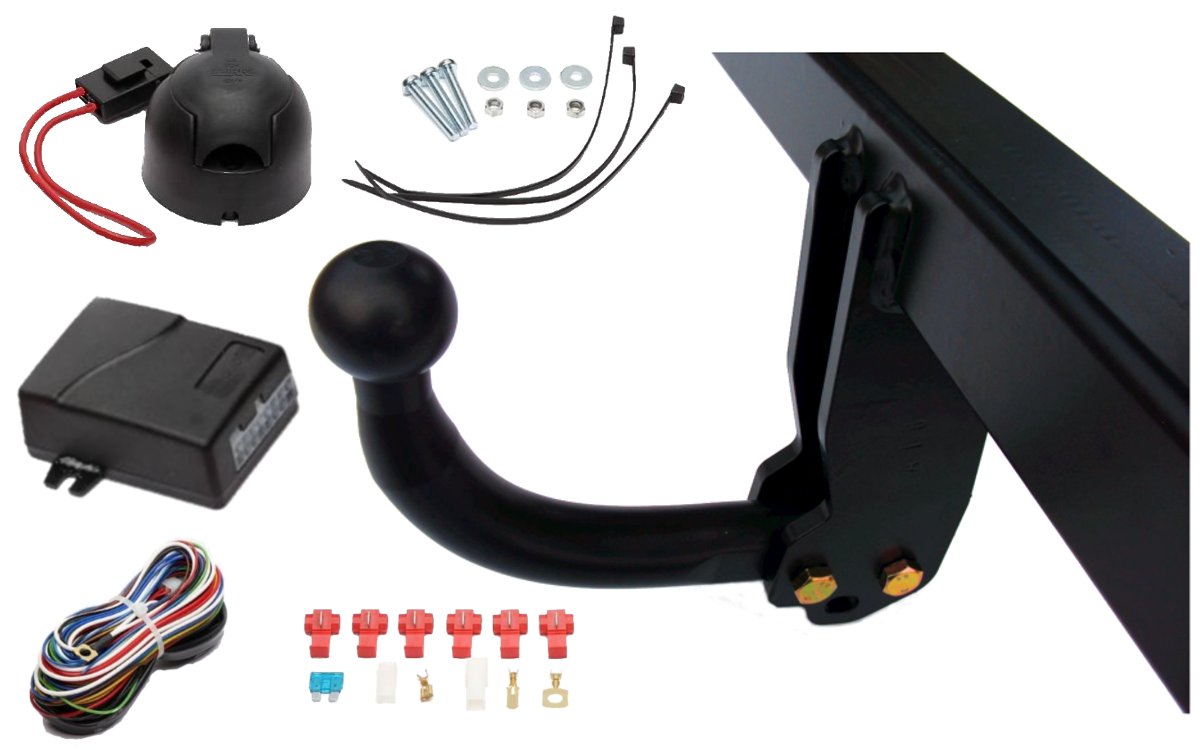 TOWBAR + 7PIN MODULE FOR AUDI A4 B6 B7 SEDAN+COMBI PULL 2000 KG EAN (GTIN) 5900000606620