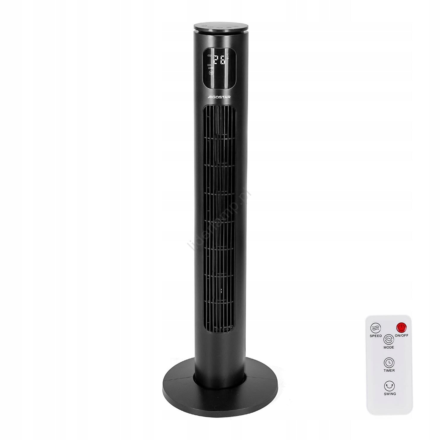 TOWER FAN WIFI REMOTE CONTROL LED OSCILLATION TIMER 50W Airflow 600 m³/h
