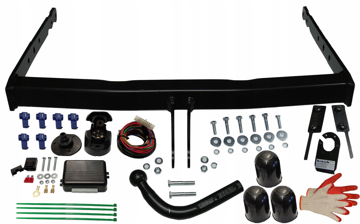 TOWING HOOK 7PIN BEAM MODULE FOR FORD S-MAX I MK1 2006 15 GALAXY MK3 III Ball type screw‑off