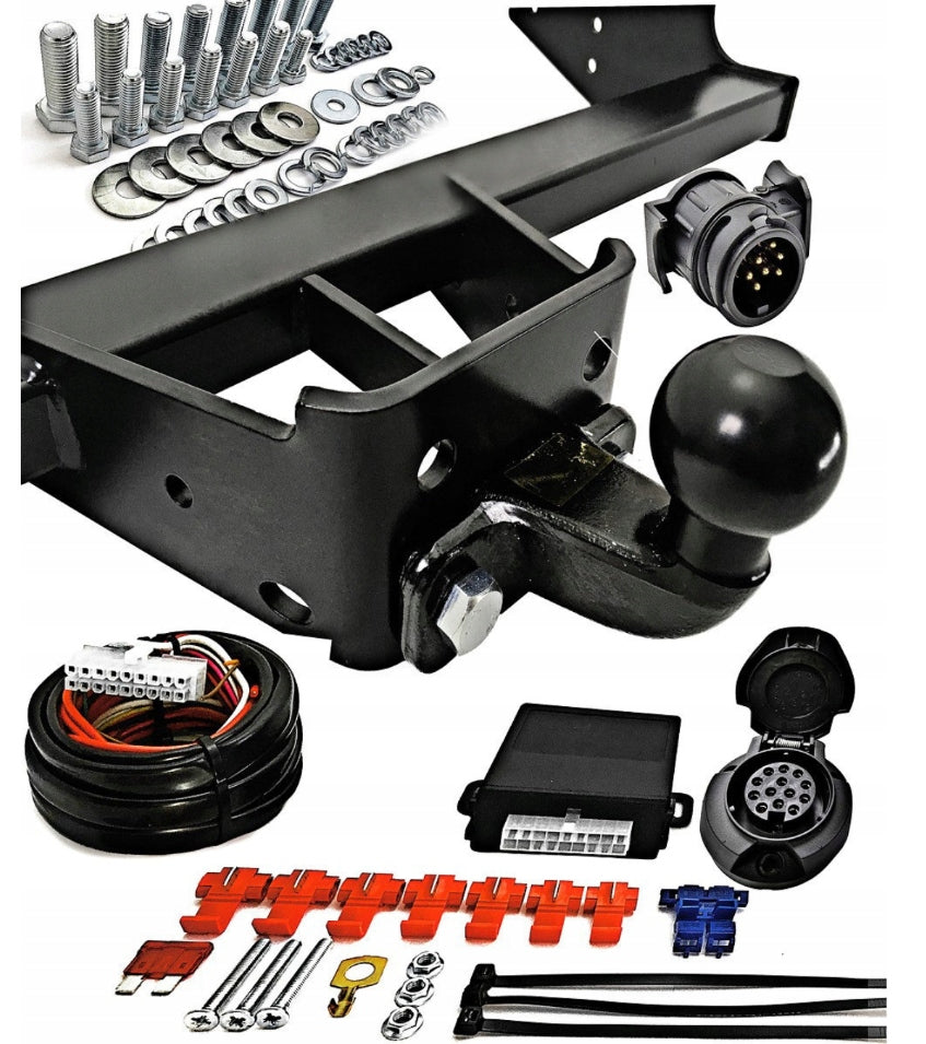 TOWING HOOK RENAULT TRAFIC 3 III + MODULE 13-PIN 2014 - 2025 Pull 2500kg Packaging status original