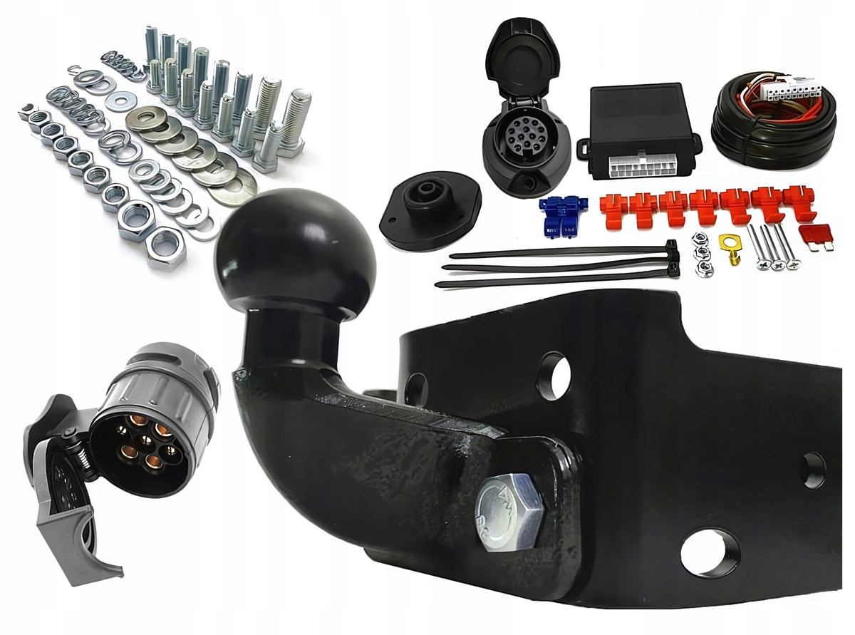 TOWING HOOK RENAULT TRAFIC 3 III + MODULE 13-PIN 2014 - 2025 Pull 2500kg
