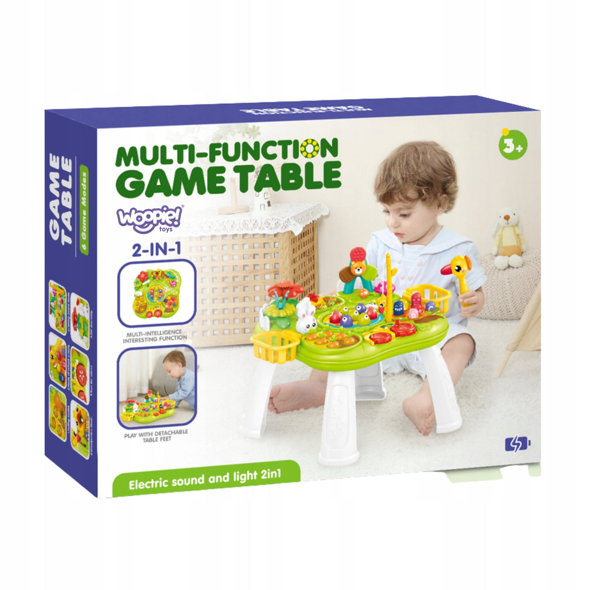 TOY 2IN1 INTERACTIVE EDUCATIONAL TABLE Kid's age 3+ years