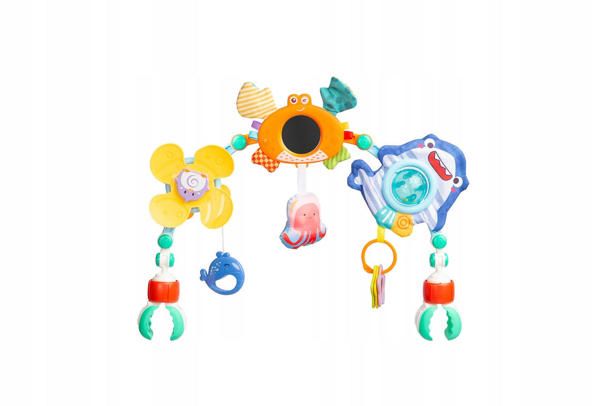 TOY HEADBAND BOW FOR STROLLER CRIB SEAT PENDANT RATTLE