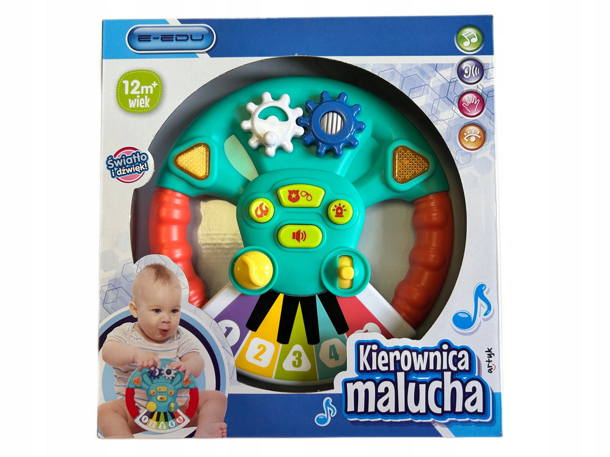 TOY INTERACTIVE TODDLER STEERING WHEEL E-EDU