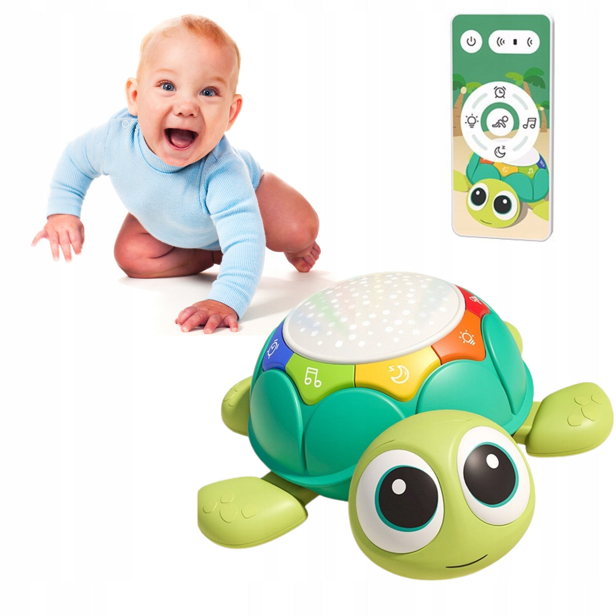 TOY INTERACTIVE TURTLE WALKING ESCAPING FOR CHILDREN MUSIC PILOT Manufacturer code 5410500981207