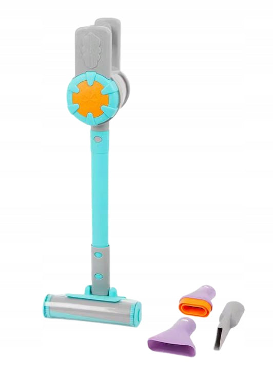 TOY INTERACTIVE VACUUM CLEANER FOR KIDS HANDHELD VERTICAL WITH STAND N Packaging status original