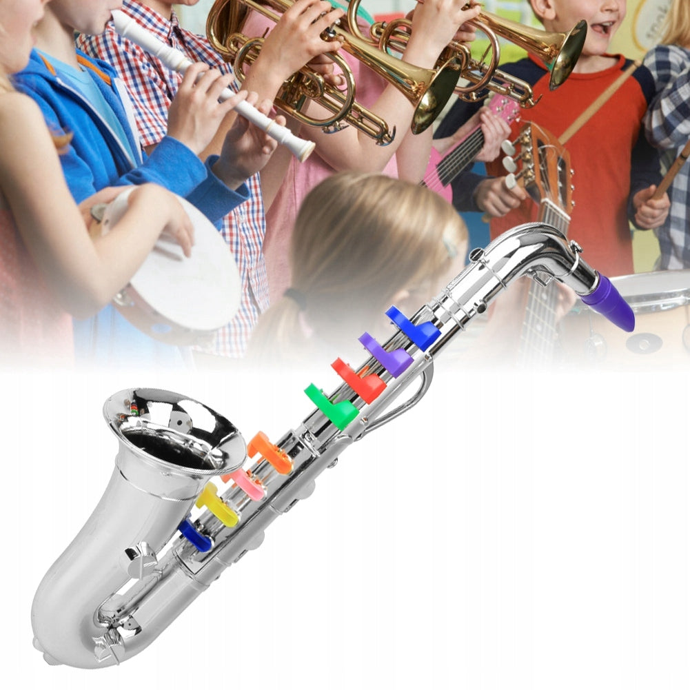 TOY SAXOPHONE FOR CHILDREN 39CM SQUEAKER MUSICAL INSTRUMENT Packaging status original
